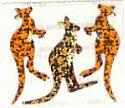 Kangaroos Stickers by Hambly Studios