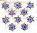 Micro Snowflakes Stickers by Hambly Studios