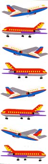 Airliners Stickers by Mrs. Grossman's