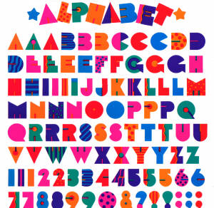 Alphabet Stickers by Mrs. Grossman's