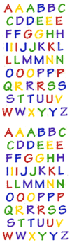 Alphabitsy, Primary Stickers by Mrs. Grossman's