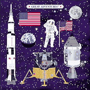 Apollo Program Stickers by Mrs. Grossman's