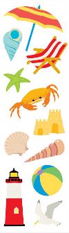 At The Seashore Stickers by Mrs. Grossman's