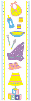 Baby Accessories Stickers by Mrs. Grossman's