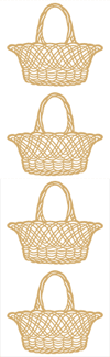 Basket Stickers by Mrs. Grossman's