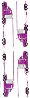 Big Rig Trucks Stickers by Mrs. Grossman's