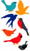 Birds Stickers by Mrs. Grossman's
