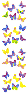Bitsy Butterflies Stickers by Mrs. Grossman's