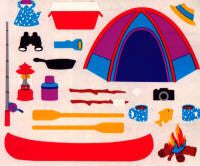 Camping Stickers by Mrs. Grossman's