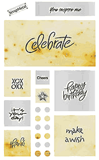 Celebrate (Metal) Stickers by Mrs. Grossman's