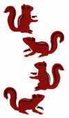 Chipmunks Stickers by Mrs. Grossman's