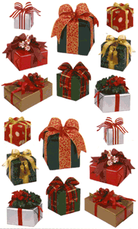 Christmas Gifts Stickers by Mrs. Grossman's