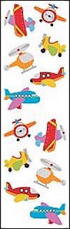 Chubby Airplanes Stickers by Mrs. Grossman's