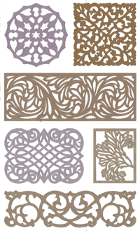 Classic Flourishes Stickers by Mrs. Grossman's