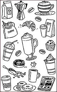 Coffee Stickers by Mrs. Grossman's