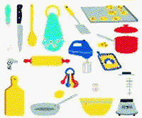 Cooking Equipment II Stickers by Mrs. Grossman's