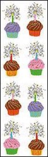 Cupcakes Stickers by Mrs. Grossman's