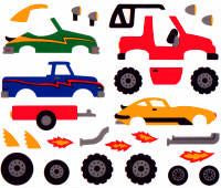 Custom Cars Stickers by Mrs. Grossman's