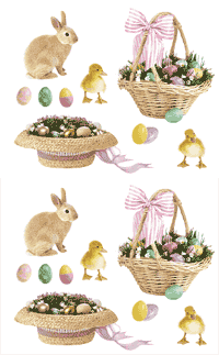 Easter Baskets Stickers by Mrs. Grossman's