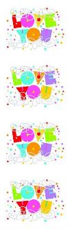 Expression Love You (Refl) Stickers by Mrs. Grossman's