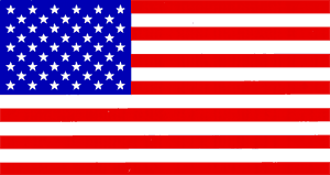 Official U.S. Flag (Bumper Sticker) Stickers by Mrs. Grossman's