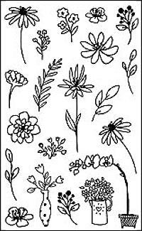 Flowers Stickers by Mrs. Grossman's