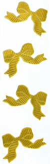 French Bow (Embossed) Stickers by Mrs. Grossman's