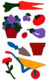 Gardeners Stickers by Mrs. Grossman's