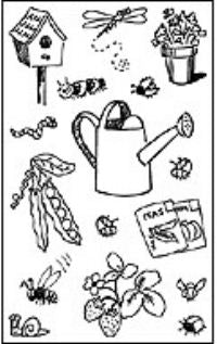 Gardening Stickers by Mrs. Grossman's