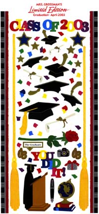 Graduation II Stickers by Mrs. Grossman's