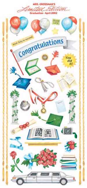 Graduation I Stickers by Mrs. Grossman's