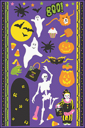 Halloween Stickers by Mrs. Grossman's