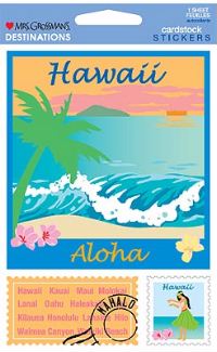 Hawaii (Cardstock) Stickers by Mrs. Grossman's