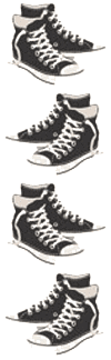 Hightops (Fabric) Stickers by Mrs. Grossman's