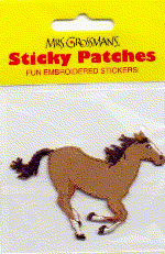 Horse (Patch) Stickers by Mrs. Grossman's