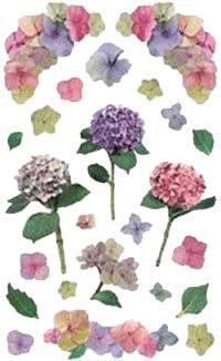 Hydrangea Stems Stickers by Mrs. Grossman's