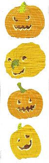 Jack O' Lantern Stickers by Mrs. Grossman's