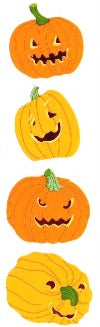 Jack O' Lantern (Refl) Stickers by Mrs. Grossman's