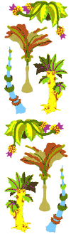 Jungle Leaves II Stickers by Mrs. Grossman's