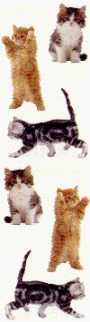 Kitties Stickers by Mrs. Grossman's