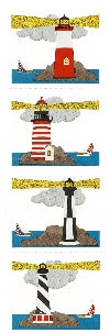Lighthouse Reflection (Refl) Stickers by Mrs. Grossman's