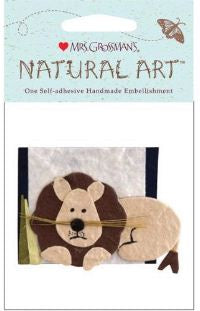 Lion (3D Natural Art) Stickers by Mrs. Grossman's