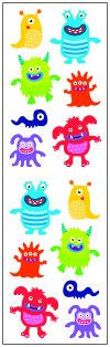 Little Monsters Stickers by Mrs. Grossman's