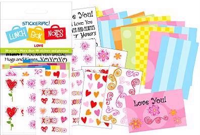Love and Valentines (Lunch Box Notes) Stickers by Mrs. Grossman's