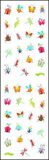 Micro Bugs (Spkl) Stickers by Mrs. Grossman's
