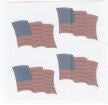 American Flags Stickers by Sandylion Sticker Designs