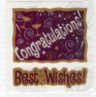 Congratulations Gold Stickers by Sandylion Sticker Designs