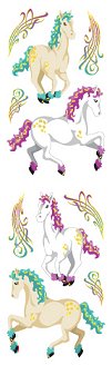 Mystical Horse (Refl) Stickers by Mrs. Grossman's