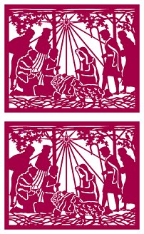 Nativity Stickers by Mrs. Grossman's