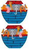 Noah's Ark Stickers by Mrs. Grossman's